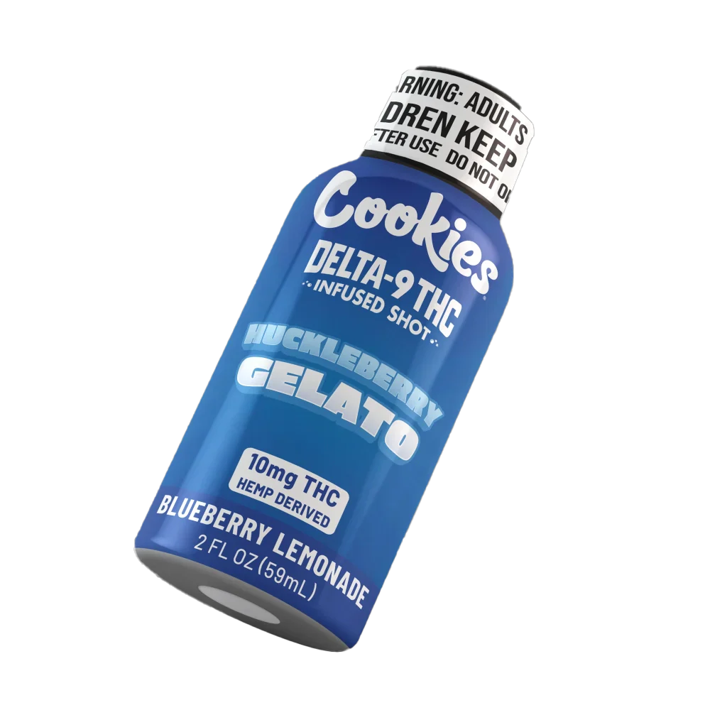 Cookies - D9/THC Infused Shot 10mg - Huckleberry Gelato