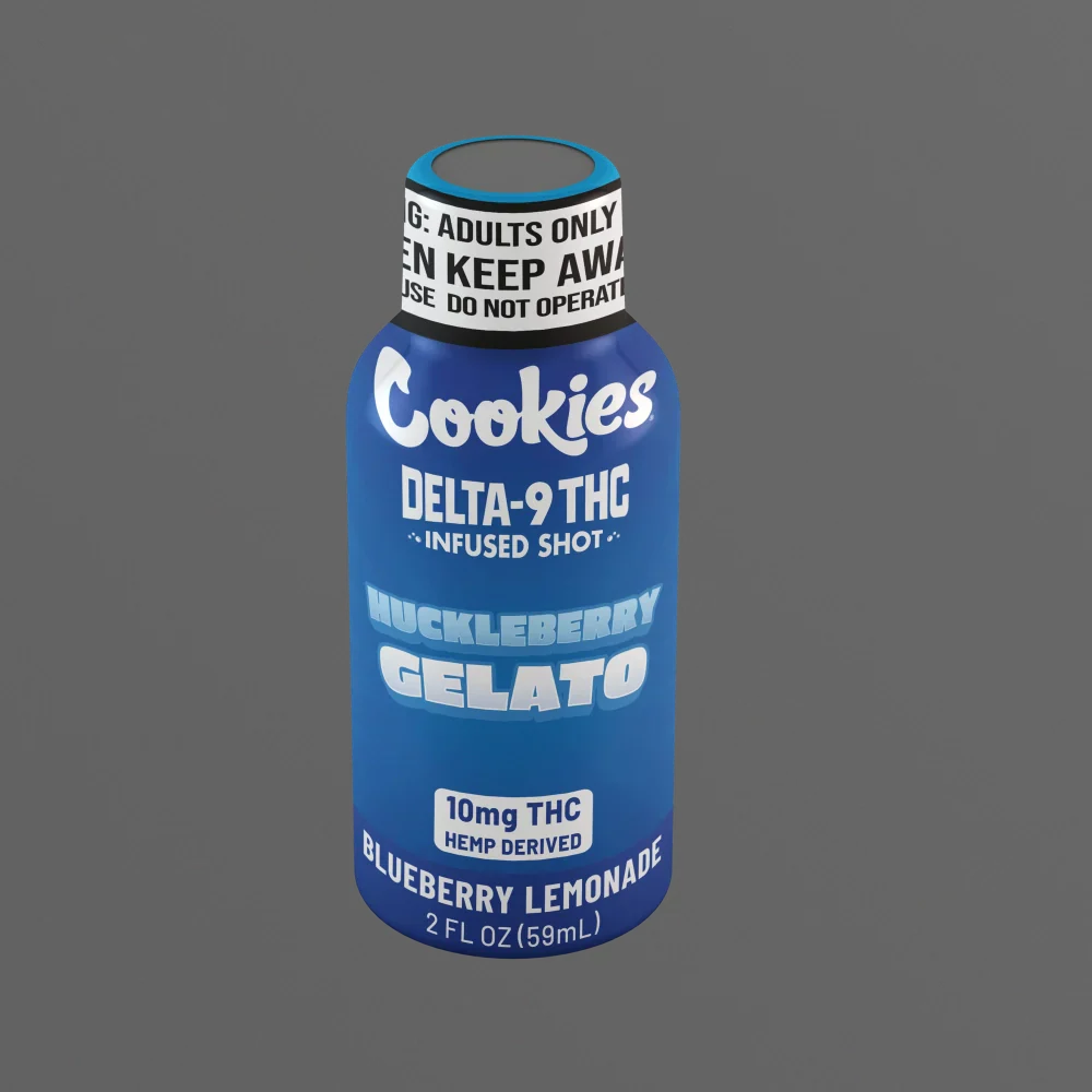 Cookies - D9/THC Infused Shot 10mg - Huckleberry Gelato