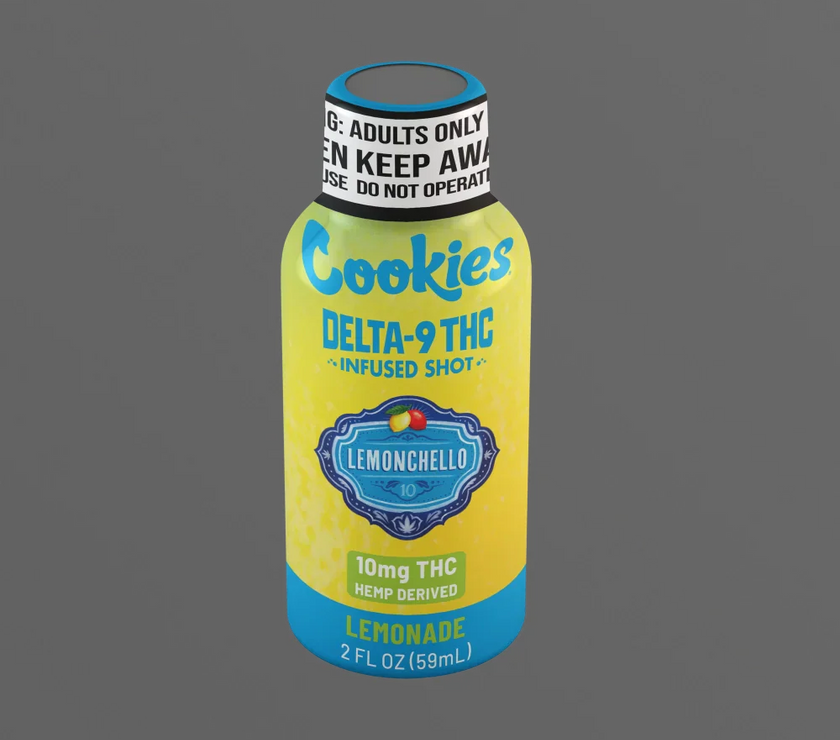 Cookies - D9/THC Infused Shot 10mg - Lemoncello