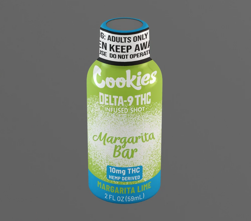 Cookies - D9/THC Infused Shot 10mg - Margarita Bar