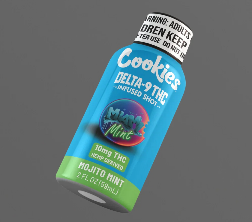 Cookies - D9/THC Infused Shot 10mg - Miami Mint