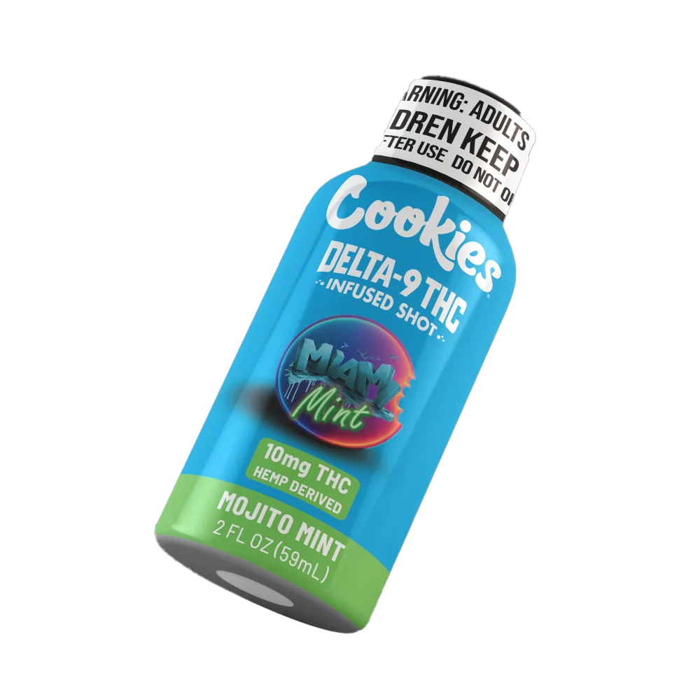 Cookies - D9/THC Infused Shot 10mg - Miami Mint
