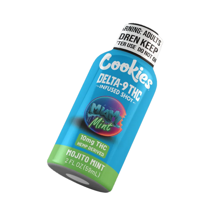Cookies - D9/THC Infused Shot 10mg - Miami Mint