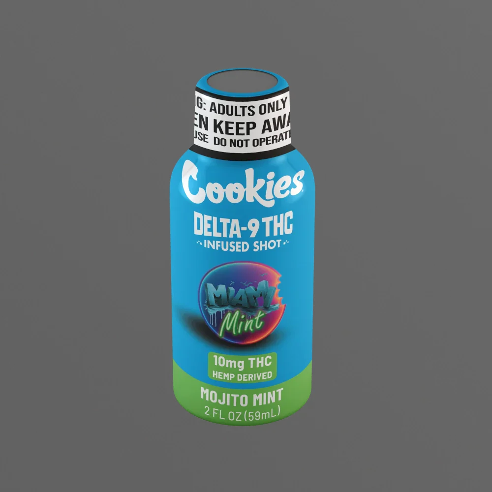 Cookies - D9/THC Infused Shot 10mg - Miami Mint