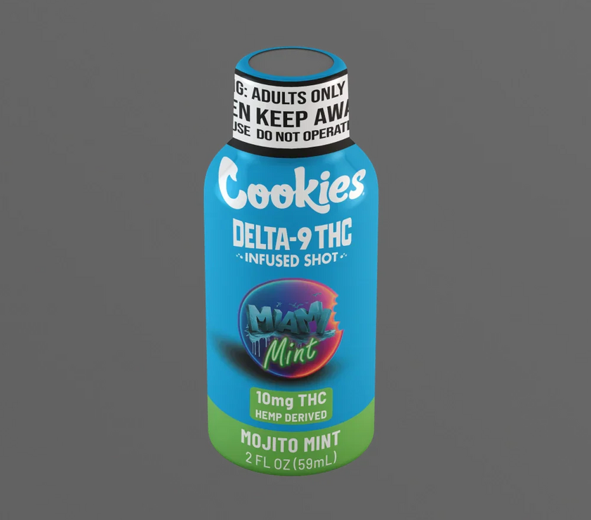 Cookies - D9/THC Infused Shot 10mg - Miami Mint