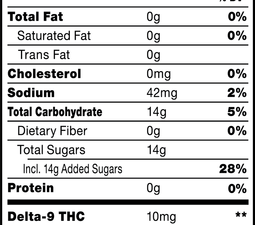 Cookies - Delta 9/THC Mocktail Can 10mg - Margarita Bar - 4 Pack