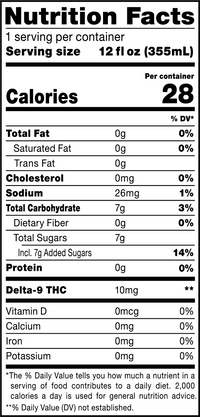 Cookies - Delta 9/THC Mocktail Can 10mg - Georgia Pie - 4 Pack