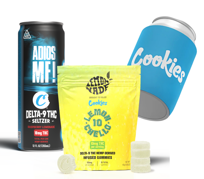 Drinks + Gummies + Koozie Bundle #2