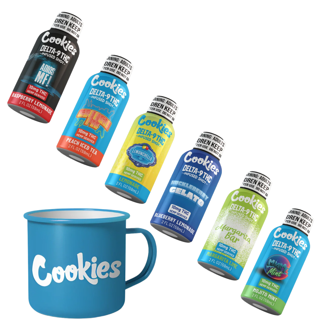 Cookies Infused Shots x6 Bundle + FREE MUG