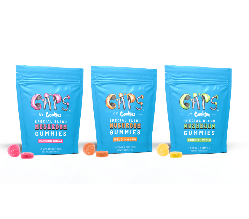 Cookies Mushroom Gummies Bag x4 Bundle