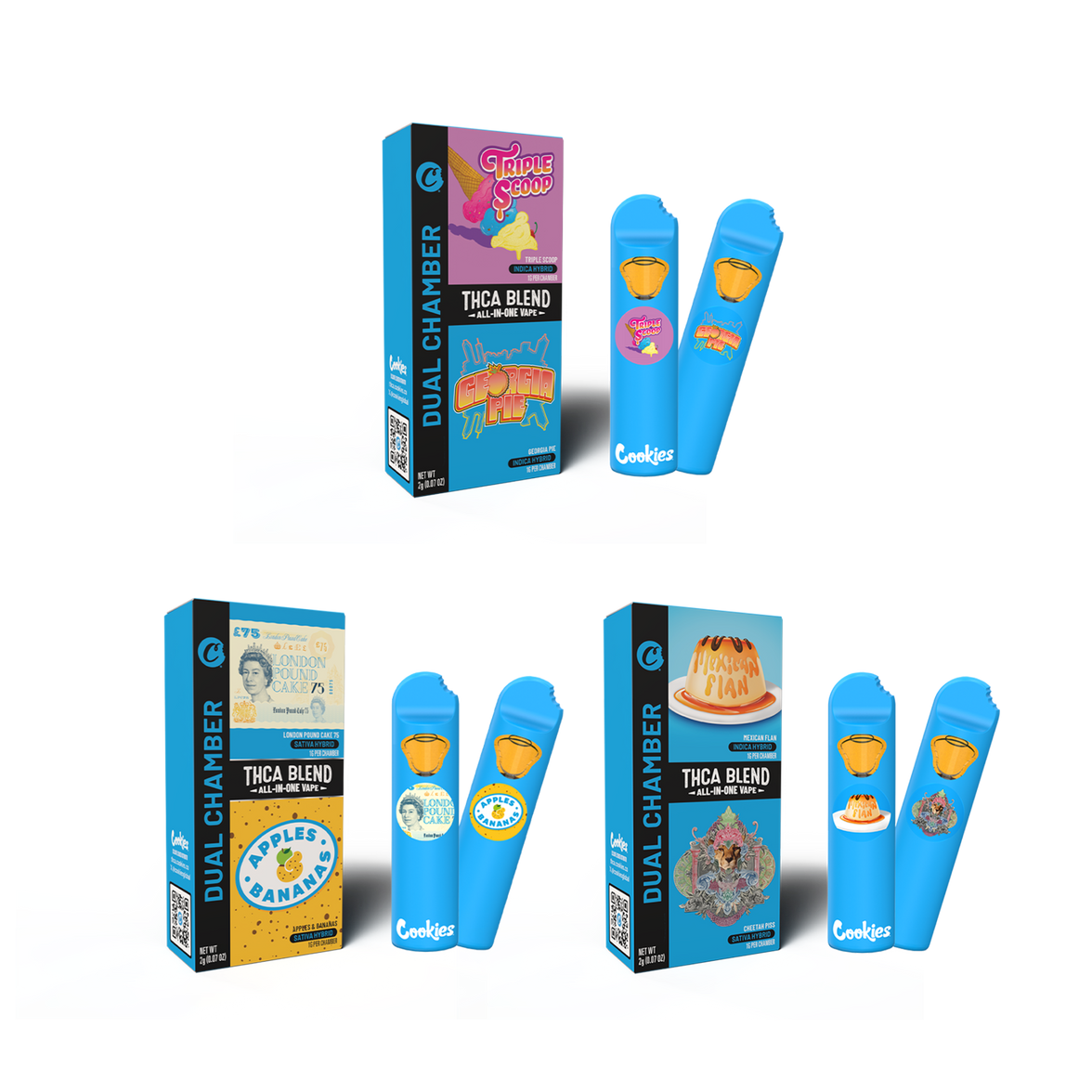 Cookies Dual Chamber x3 Bundle