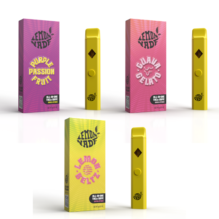Lemonnade 2g Vape x3 Bundle