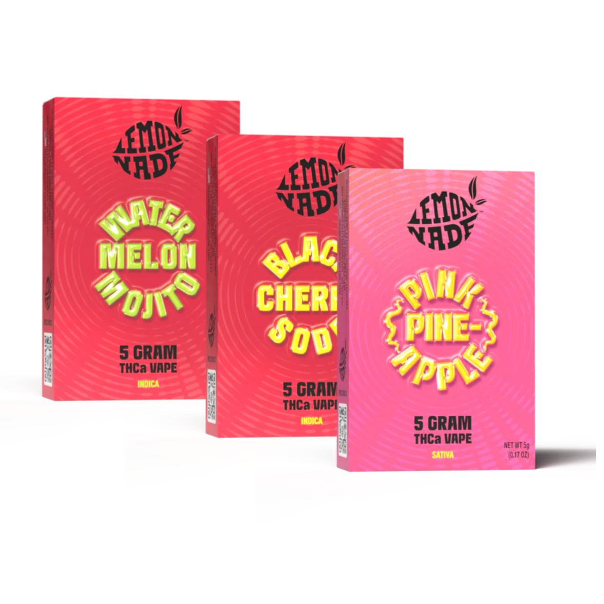 Lemonnade 5g Vape x3 Bundle
