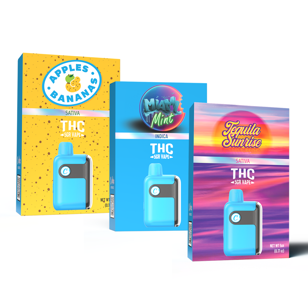 Cookies 5g Vapes x3 Assorted Bundle