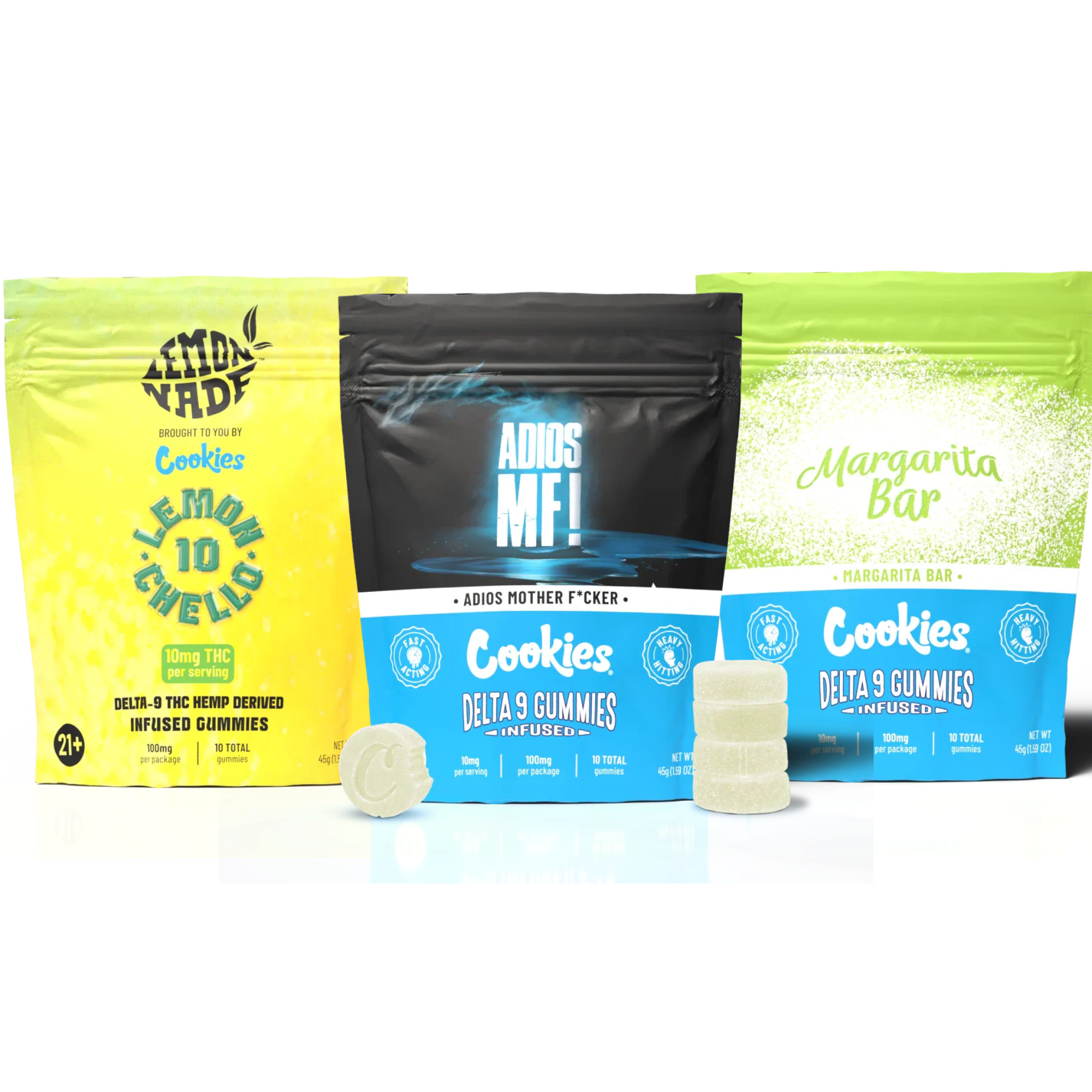 Cookies - Delta 9 Gummy 10mg - x3 Bundle