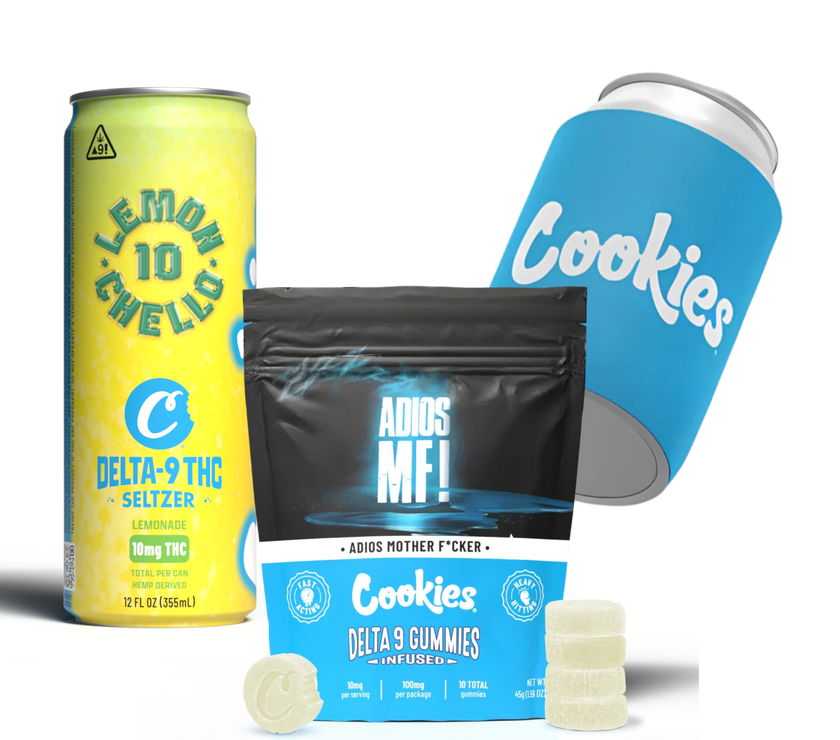 Drinks + Gummies + Koozie Bundle #1