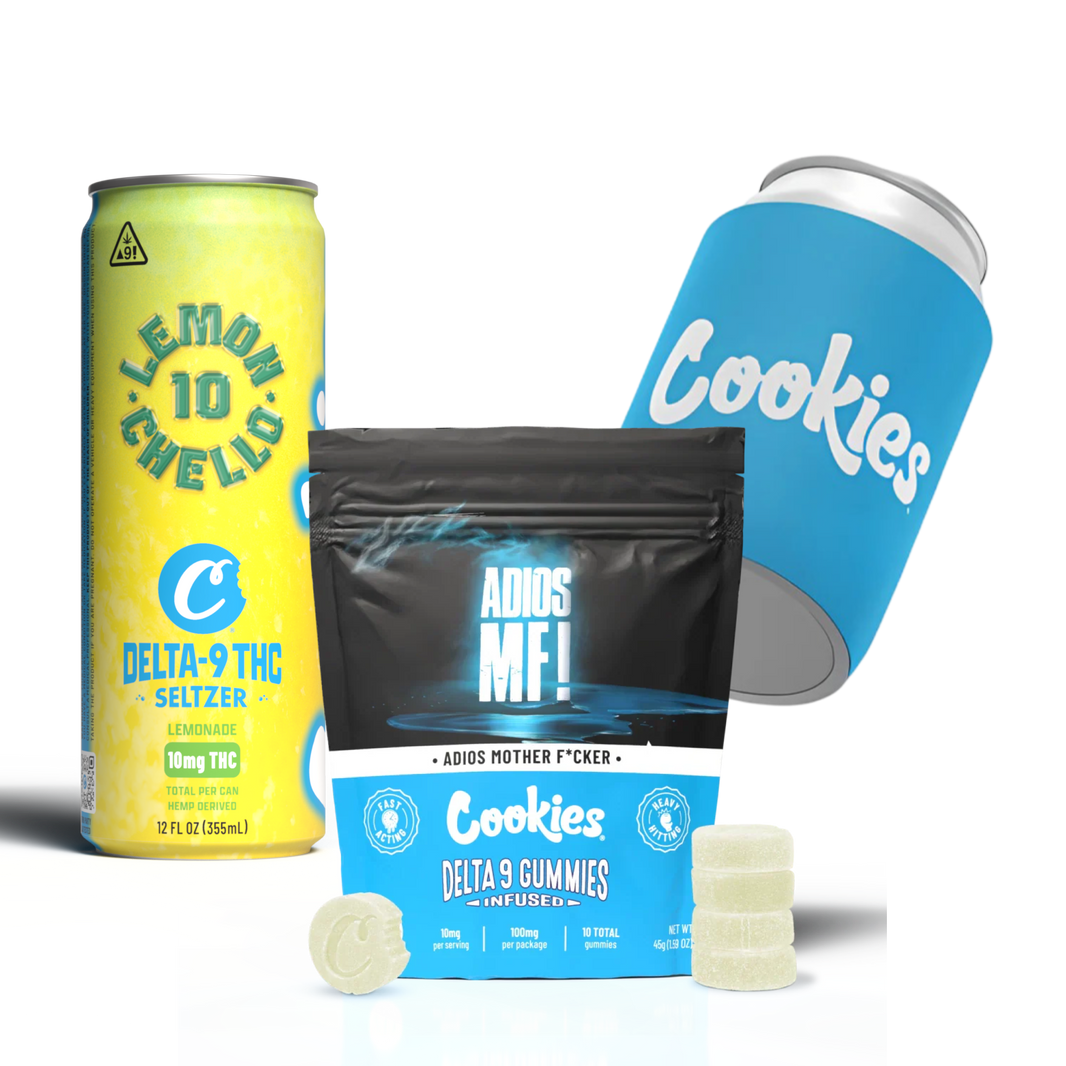 Drinks + Gummies + Koozie Bundle #1