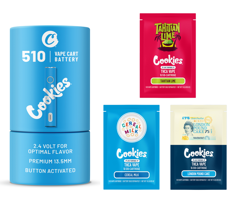 Cookies Cartridges x3 + Battery Bundle