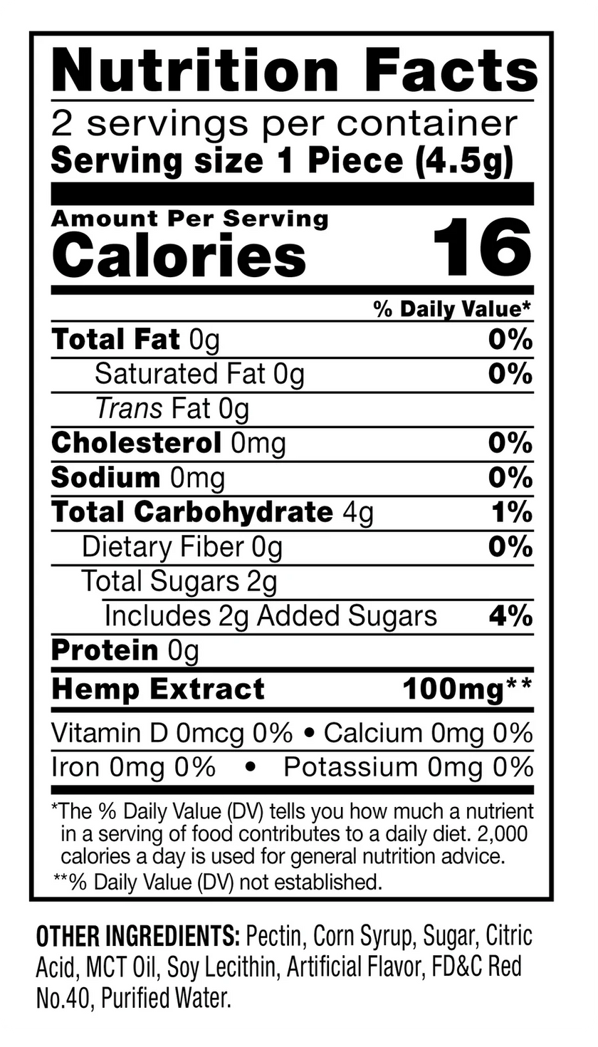 LemonNade - THCA Delta 9 Blend Gummies 2ct Bag - Guava Gelato