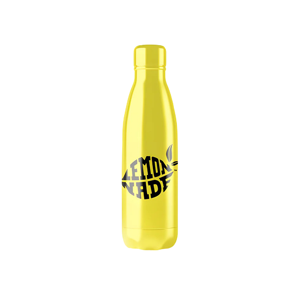 LemonNade - Yellow Stainless Steel Bottle - Black Logo