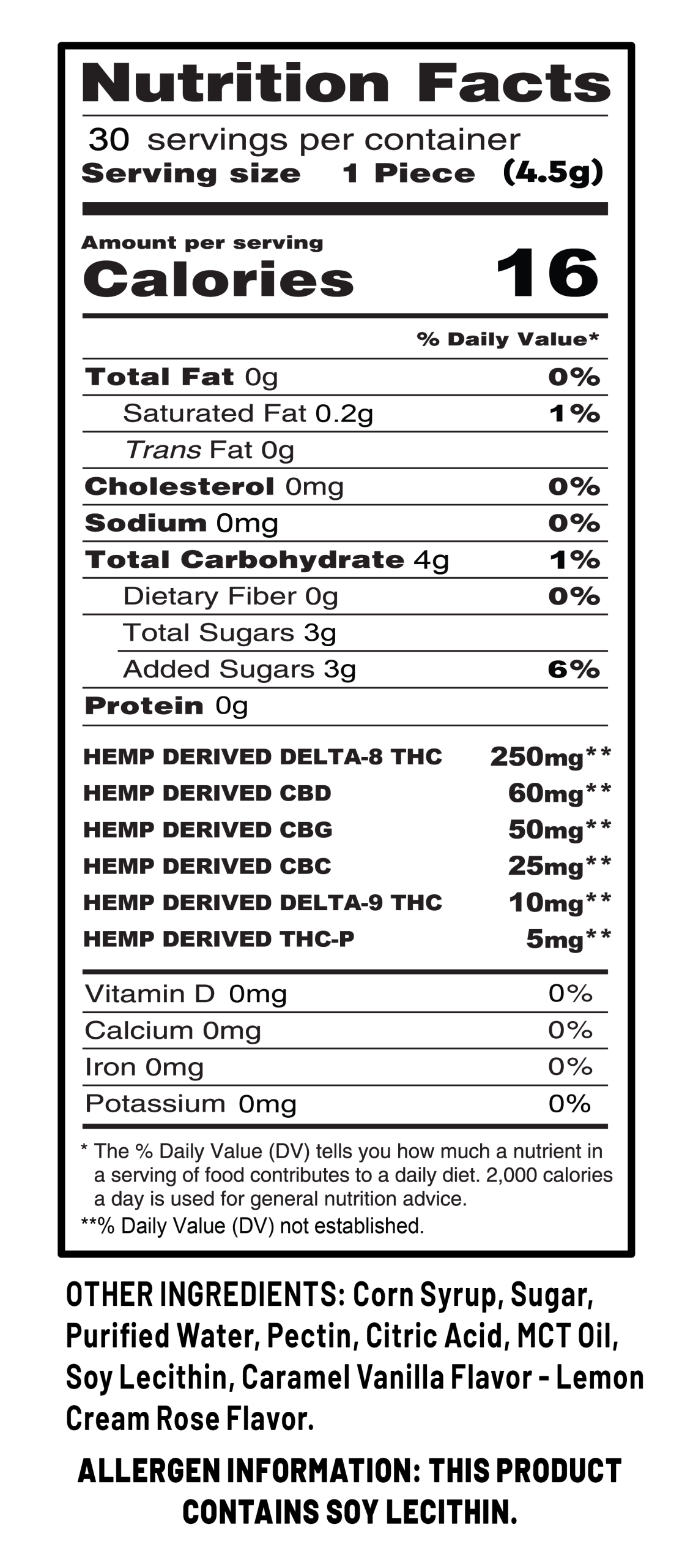 Cookies - Hemp Signature Blend Gummy 400mg - Clear - London Pound Cake - 30ct Jar