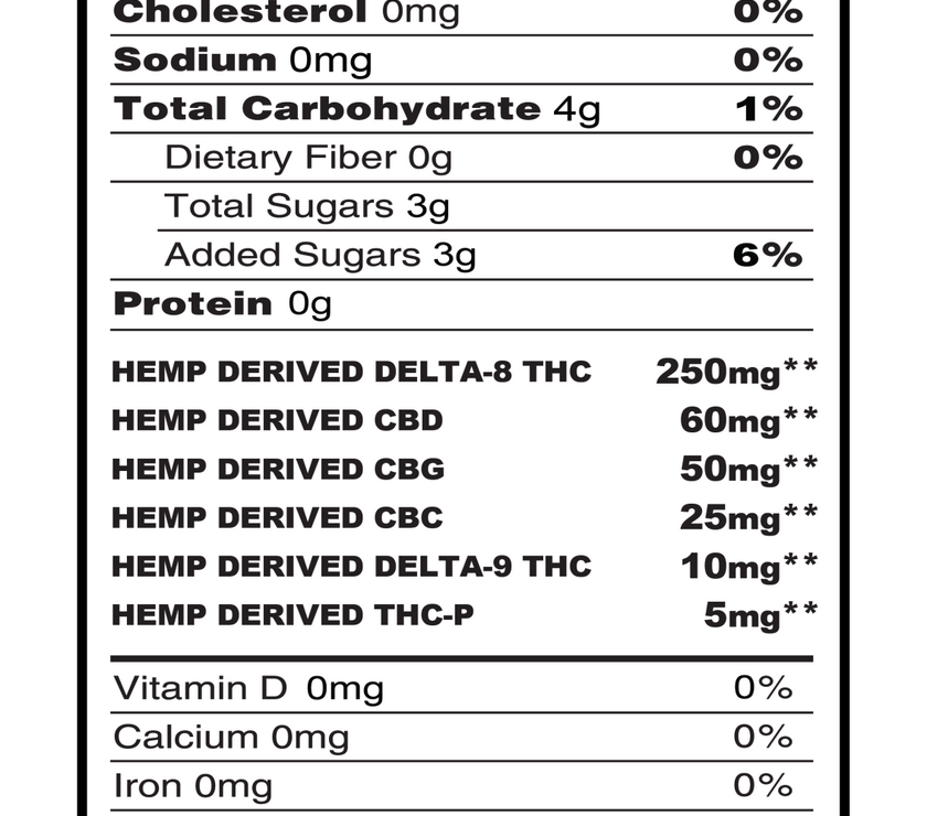 Cookies - Hemp Signature Blend Gummy 400mg - Clear - London Pound Cake - 30ct Jar