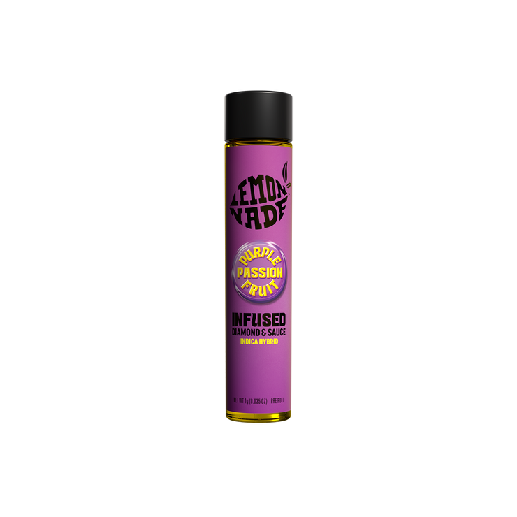 LemonNade - THCA Blend w/ Diamonds Pre-Roll 1g - Purple Passionfruit
