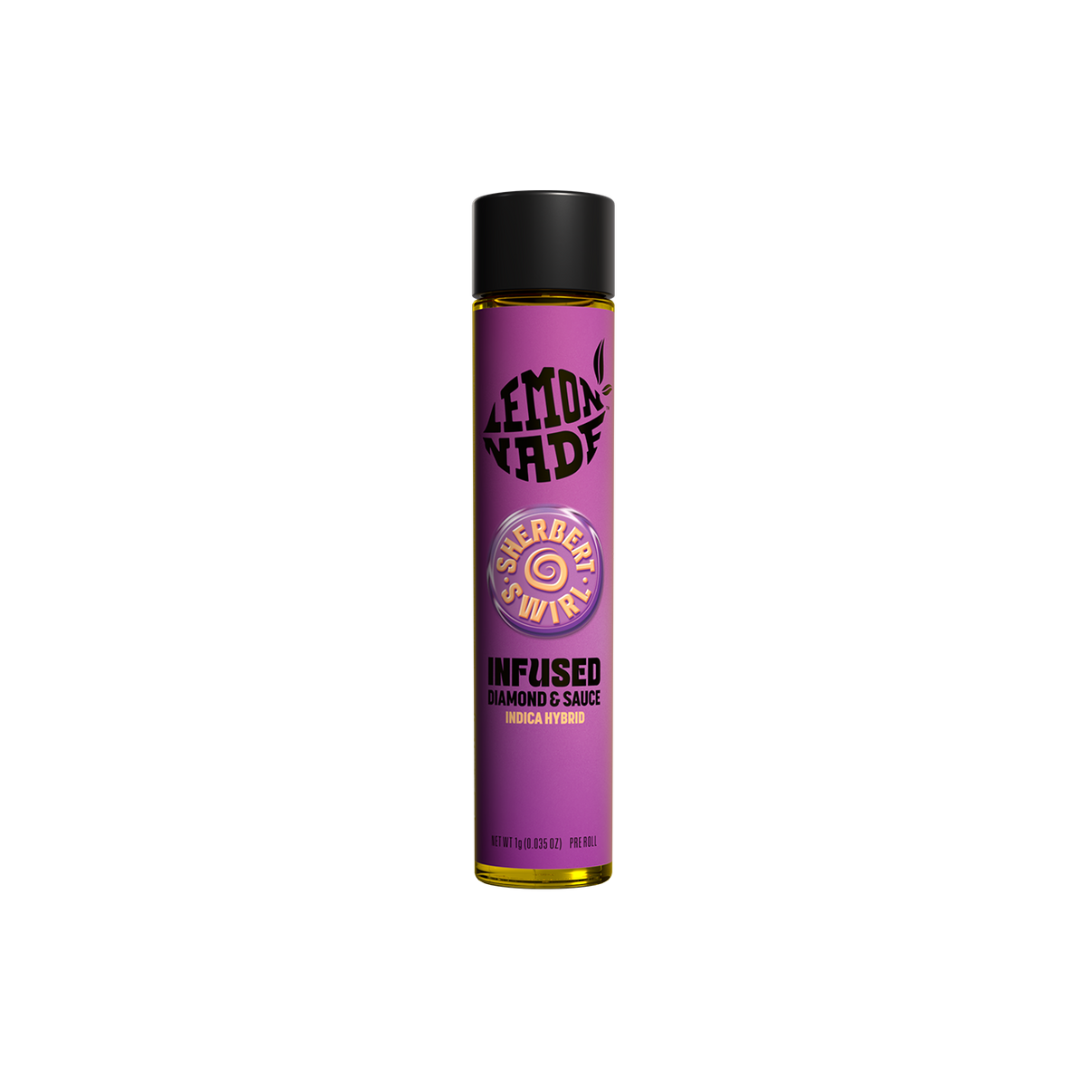 LemonNade - Blend w/ Diamonds Pre-Roll 1g - Sherbert Swirl