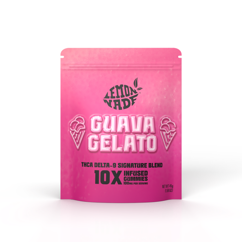 LemonNade - THCA Delta 9 Blend Gummies 2ct Bag - Guava Gelato