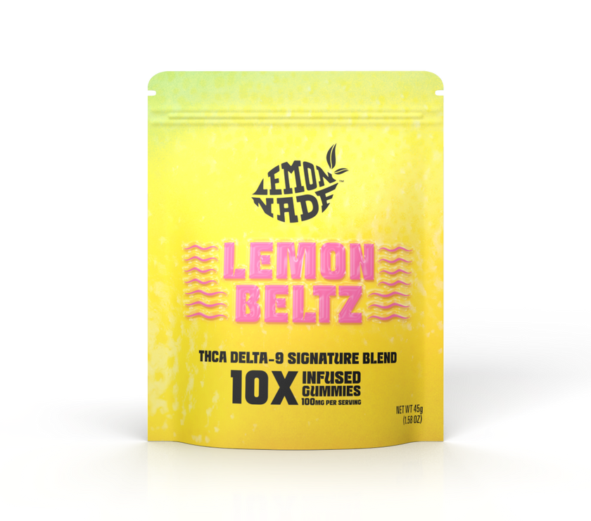 LemonNade - THCA Delta 9 Blend Gummies 2ct Bag - Lemon Beltz