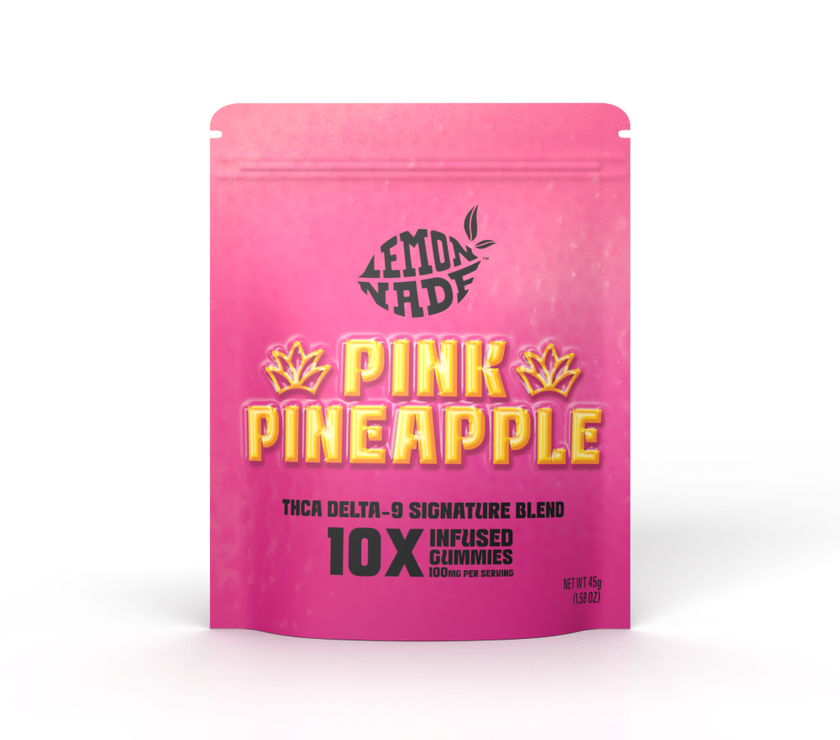 LemonNade - THCA Delta 9 Blend Gummies - Pink Pineapple