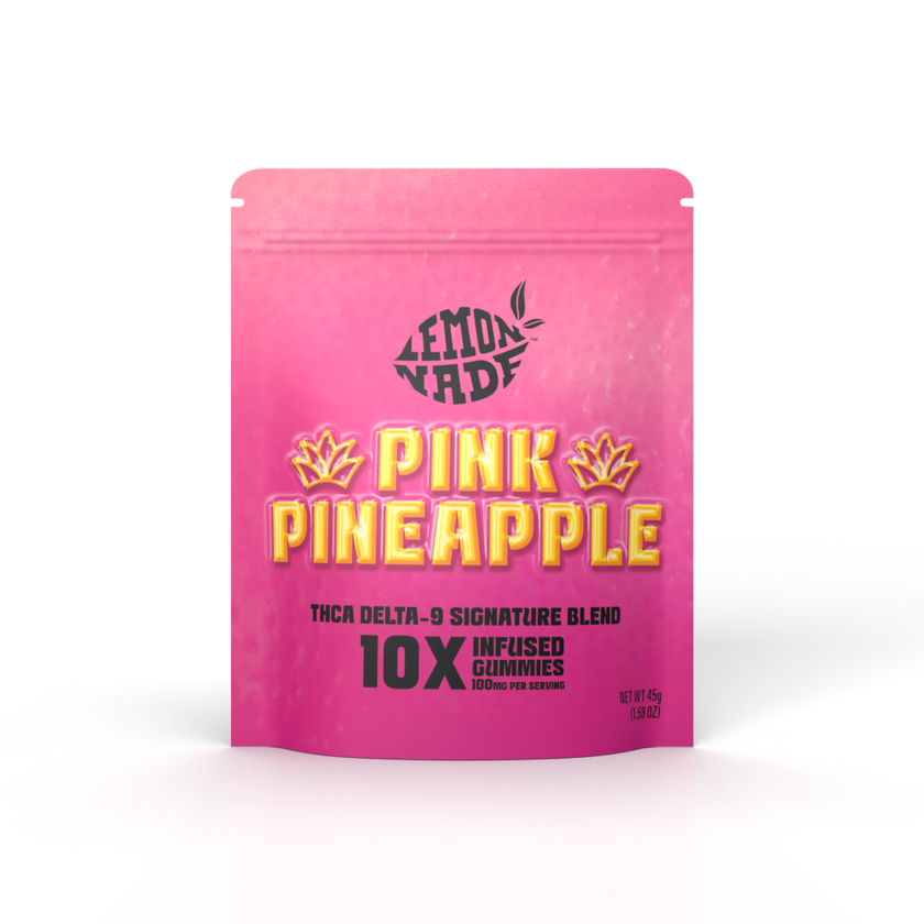 LemonNade - THCA Delta 9 Blend Gummies - Pink Pineapple