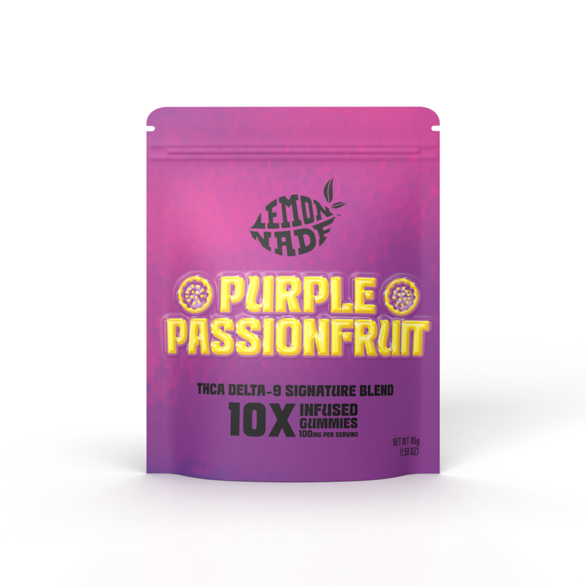 LemonNade - THCA Delta 9 Blend Gummies - Purple Passionfruit