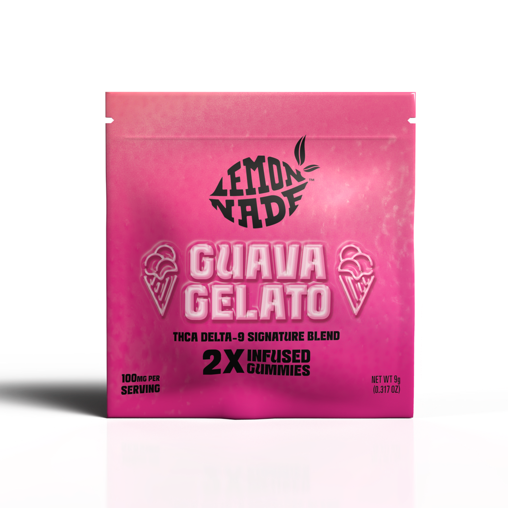 LemonNade - THCA Delta 9 Blend Gummies Bag - Guava Gelato