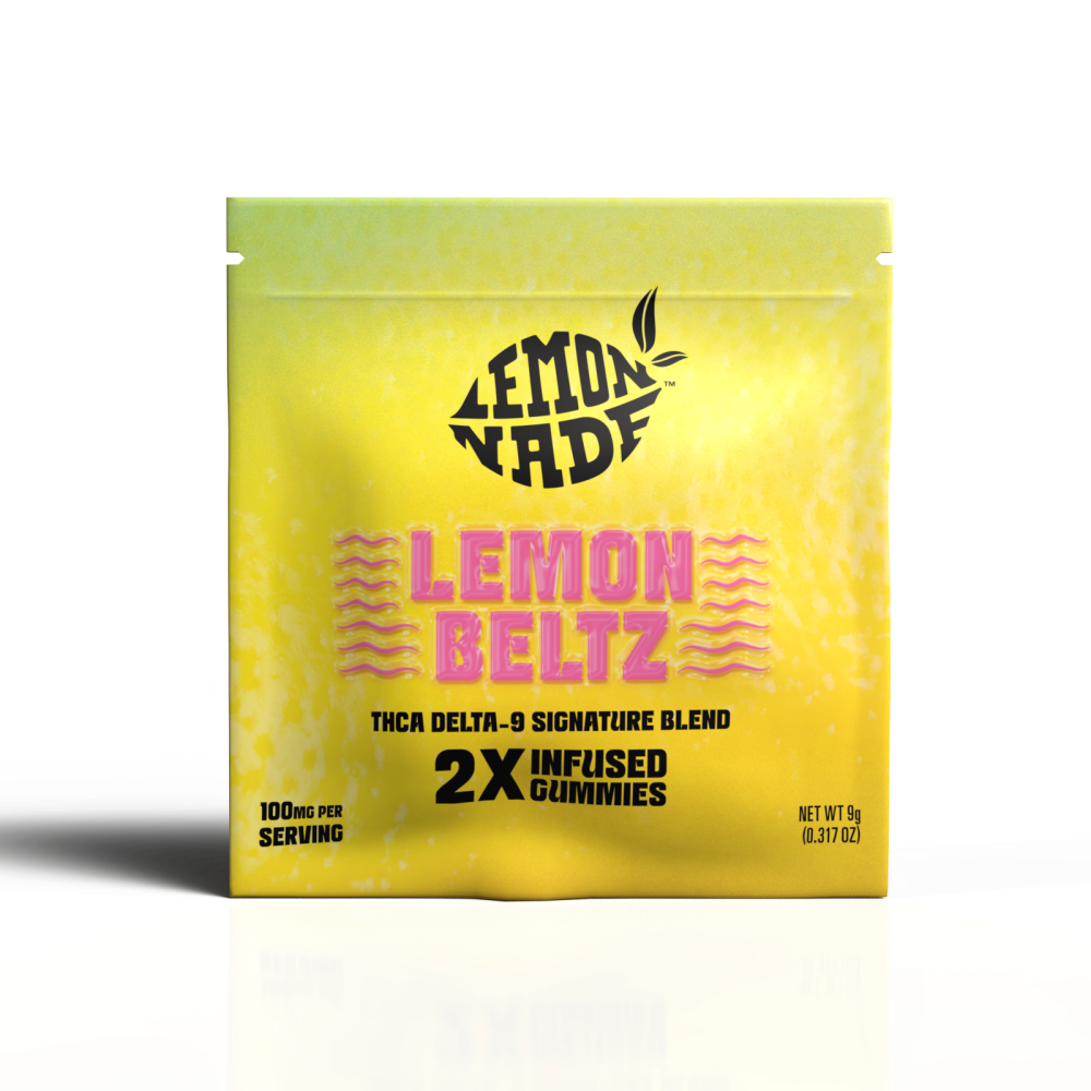 LemonNade - THCA Delta 9 Blend Gummies 2ct Bag - Lemon Beltz