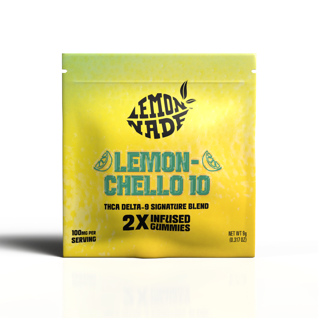 LemonNade - THCA Delta 9 Blend Gummies- Lemonchello 10