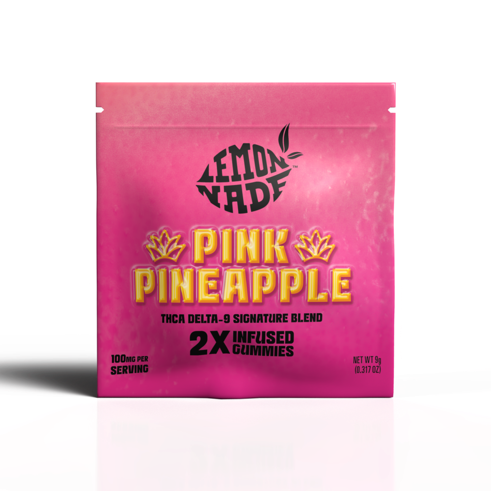 LemonNade - THCA Delta 9 Blend Gummies - Pink Pineapple