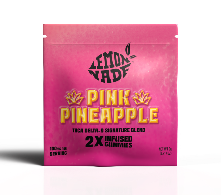 LemonNade - THCA Delta 9 Blend Gummies - Pink Pineapple
