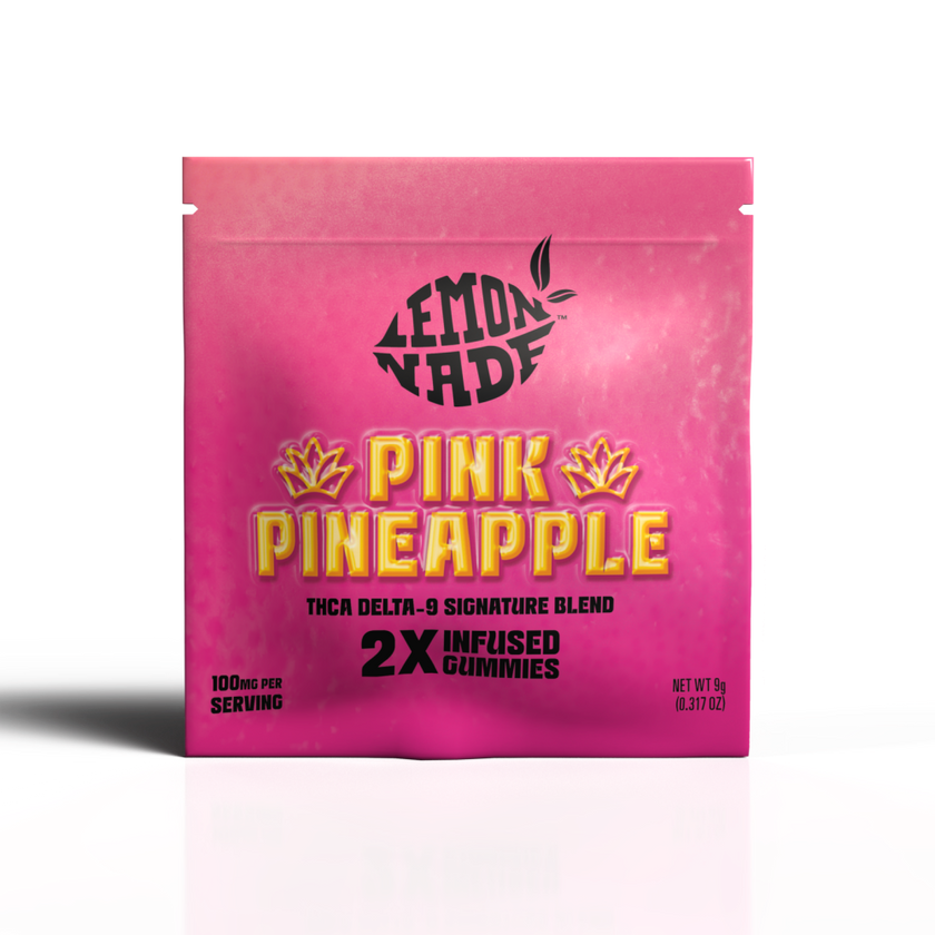 LemonNade - THCA Delta 9 Blend Gummies - Pink Pineapple