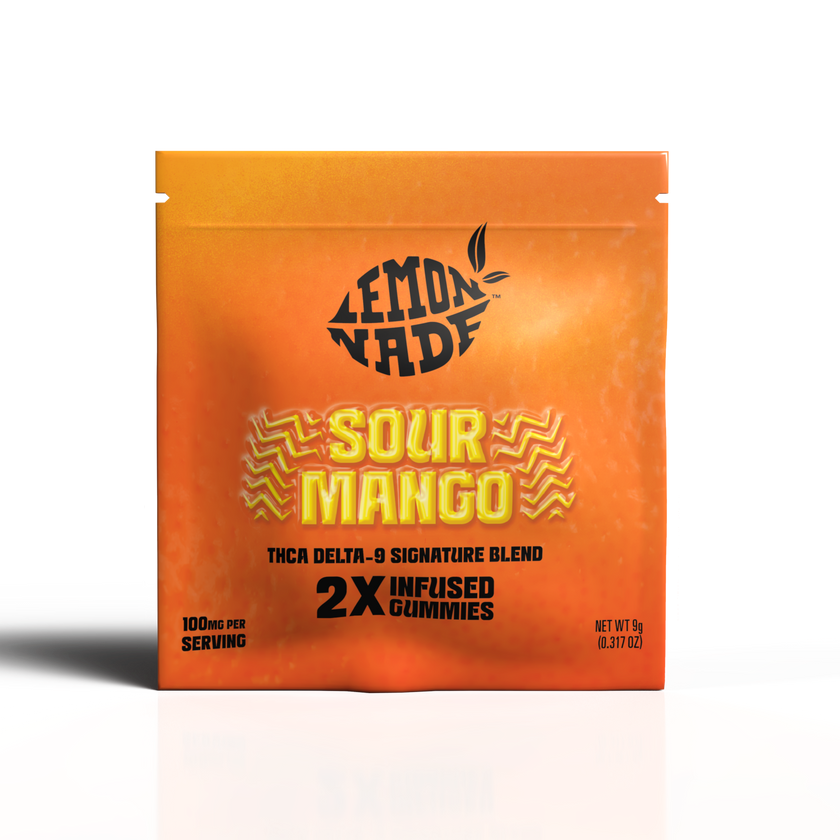 LemonNade - THCA Delta 9 Blend Gummies - Sour Mango