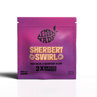 LemonNade - THCA Delta 9 Blend Gummies 2ct Bag - Sherbert Swirl