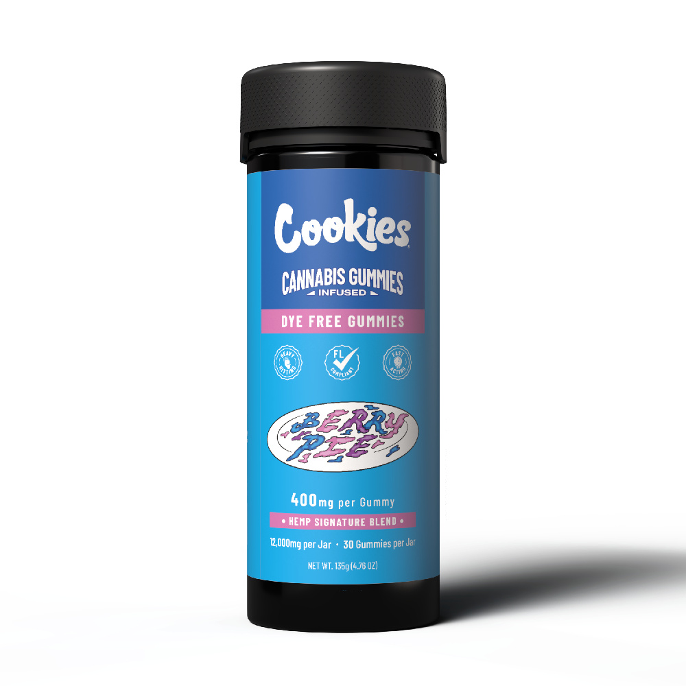 Cookies - Hemp Signature Blend Gummy 400mg - Clear - Berry Pie - 30ct Jar