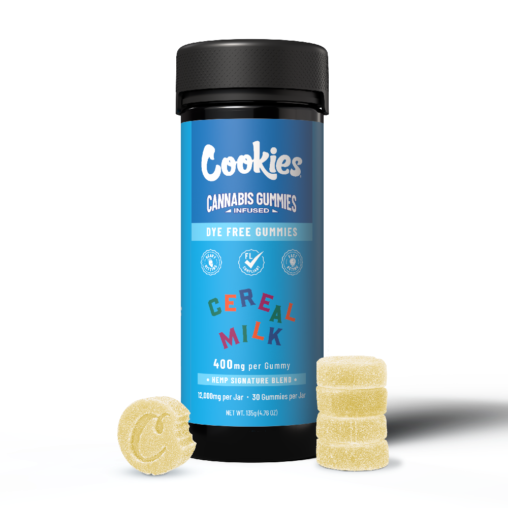 Cookies - Hemp Signature Blend Gummy 400mg - Clear - Cereal Milk - 30ct Jar