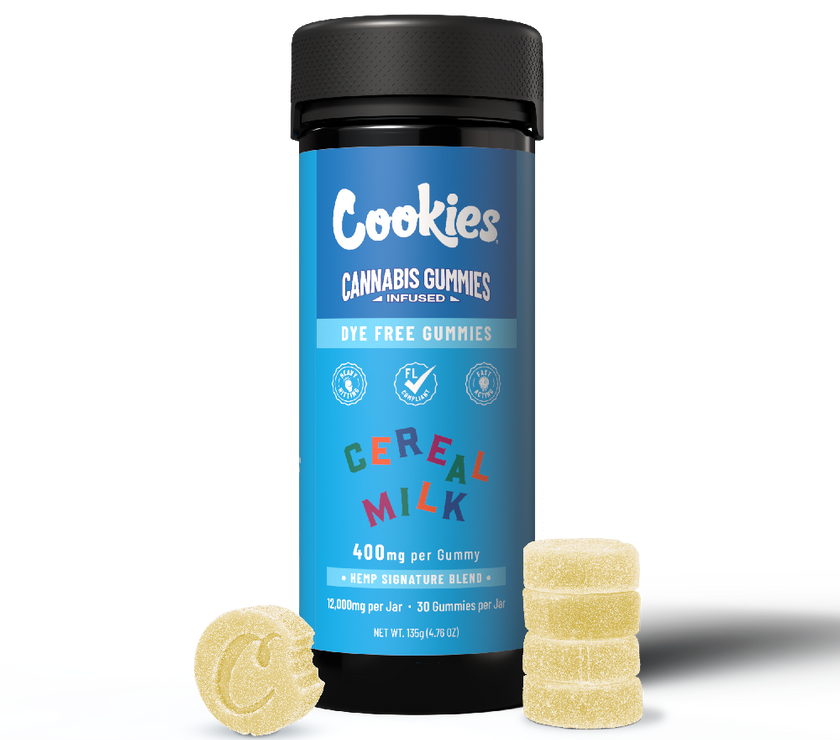 Cookies - Hemp Signature Blend Gummy 400mg - Clear - Cereal Milk - 30ct Jar