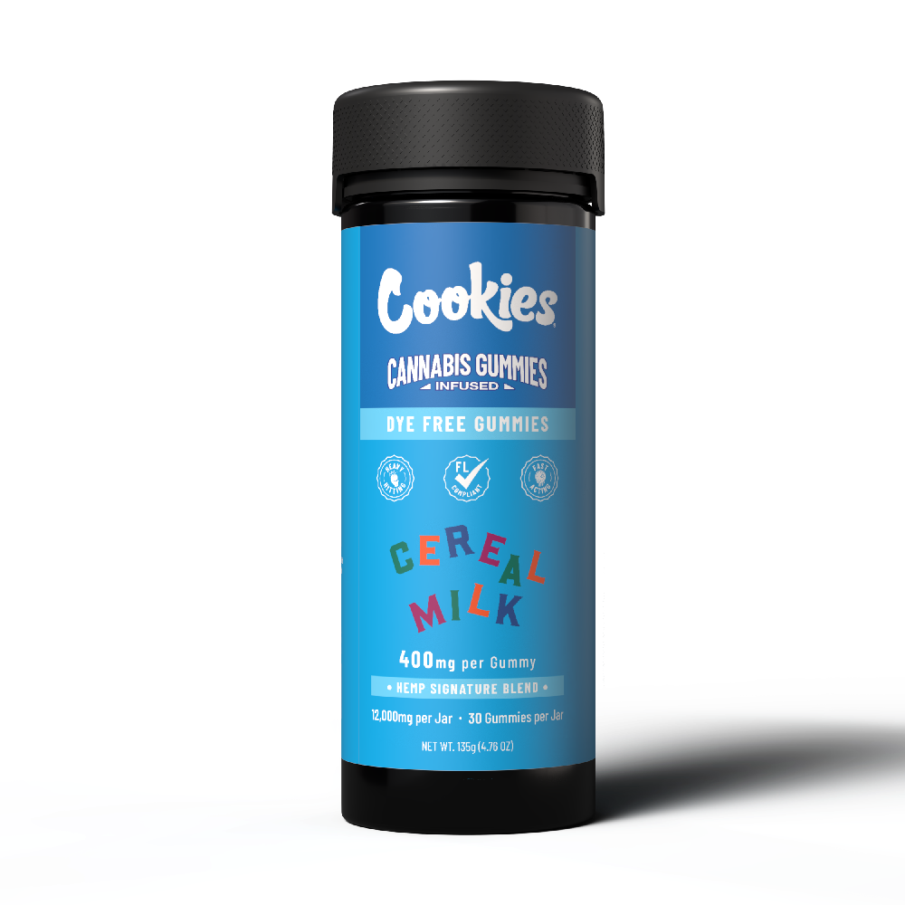 Cookies - Hemp Signature Blend Gummy 400mg - Clear - Cereal Milk - 30ct Jar