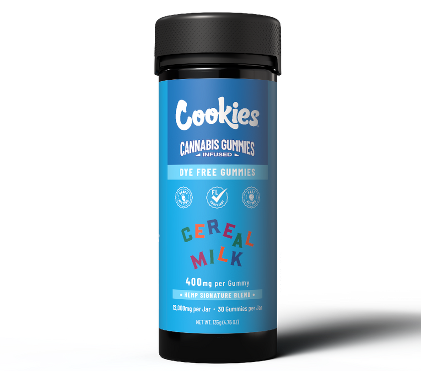 Cookies - Hemp Signature Blend Gummy 400mg - Clear - Cereal Milk - 30ct Jar