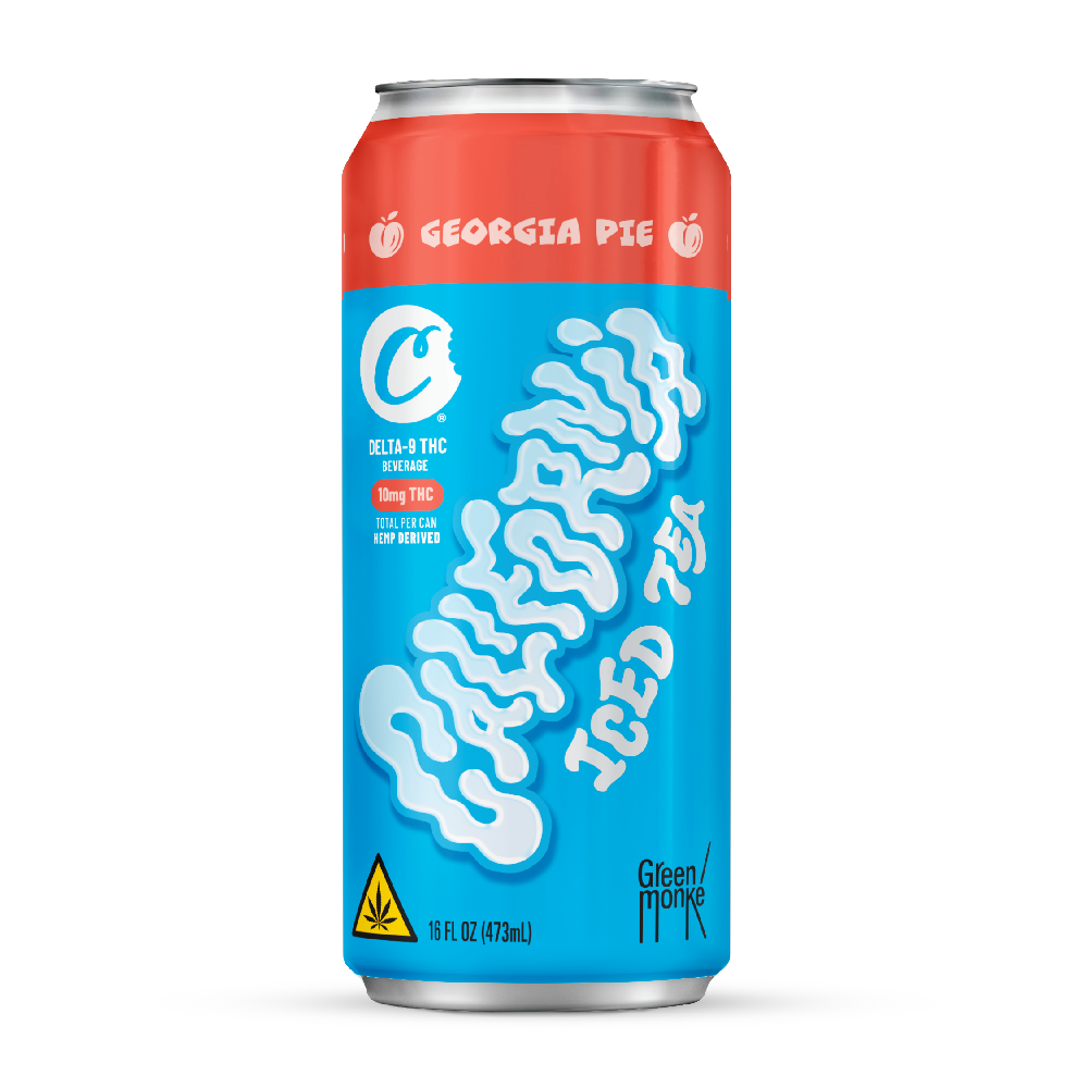 Cookies x Green Monké Delta 9 Hemp California Iced Tea - Peach Tea (Georgia Pie)