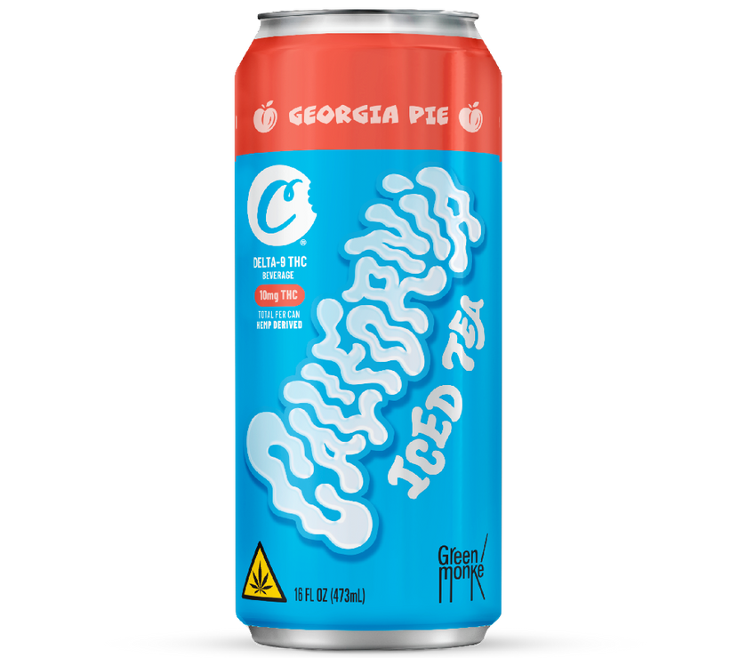 Cookies x Green Monké Delta 9 Hemp California Iced Tea - Peach Tea (Georgia Pie)
