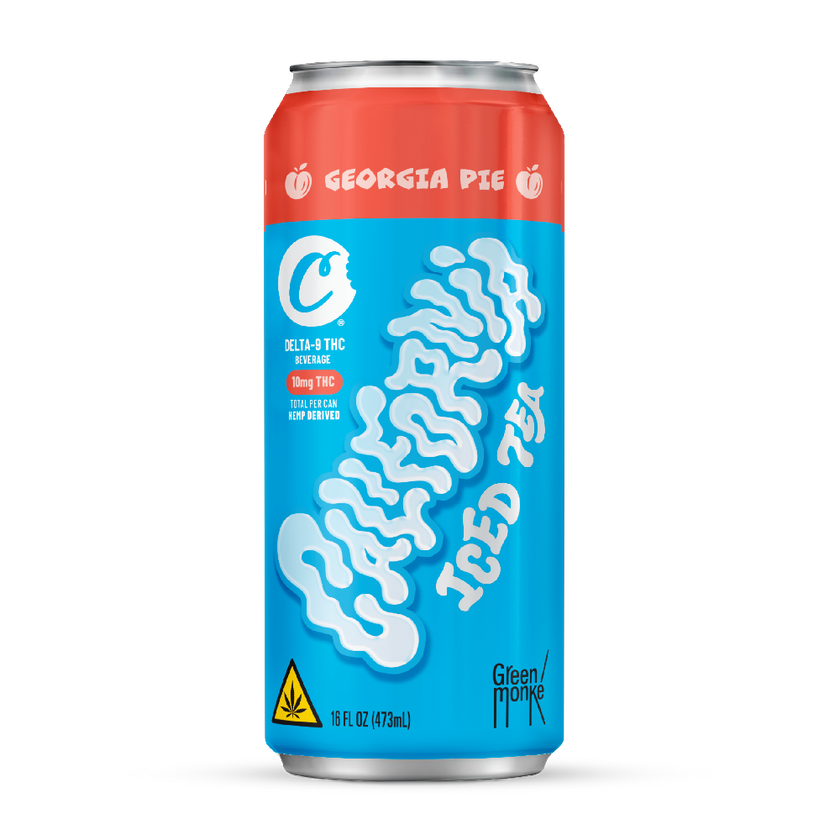 Cookies x Green Monké Delta 9 Hemp California Iced Tea - Peach Tea (Georgia Pie)