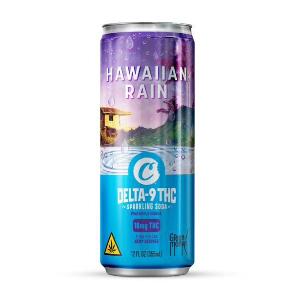 Cookies x Green Monké Delta 9 Hemp Sparkling Soda - Hawaiian Rain